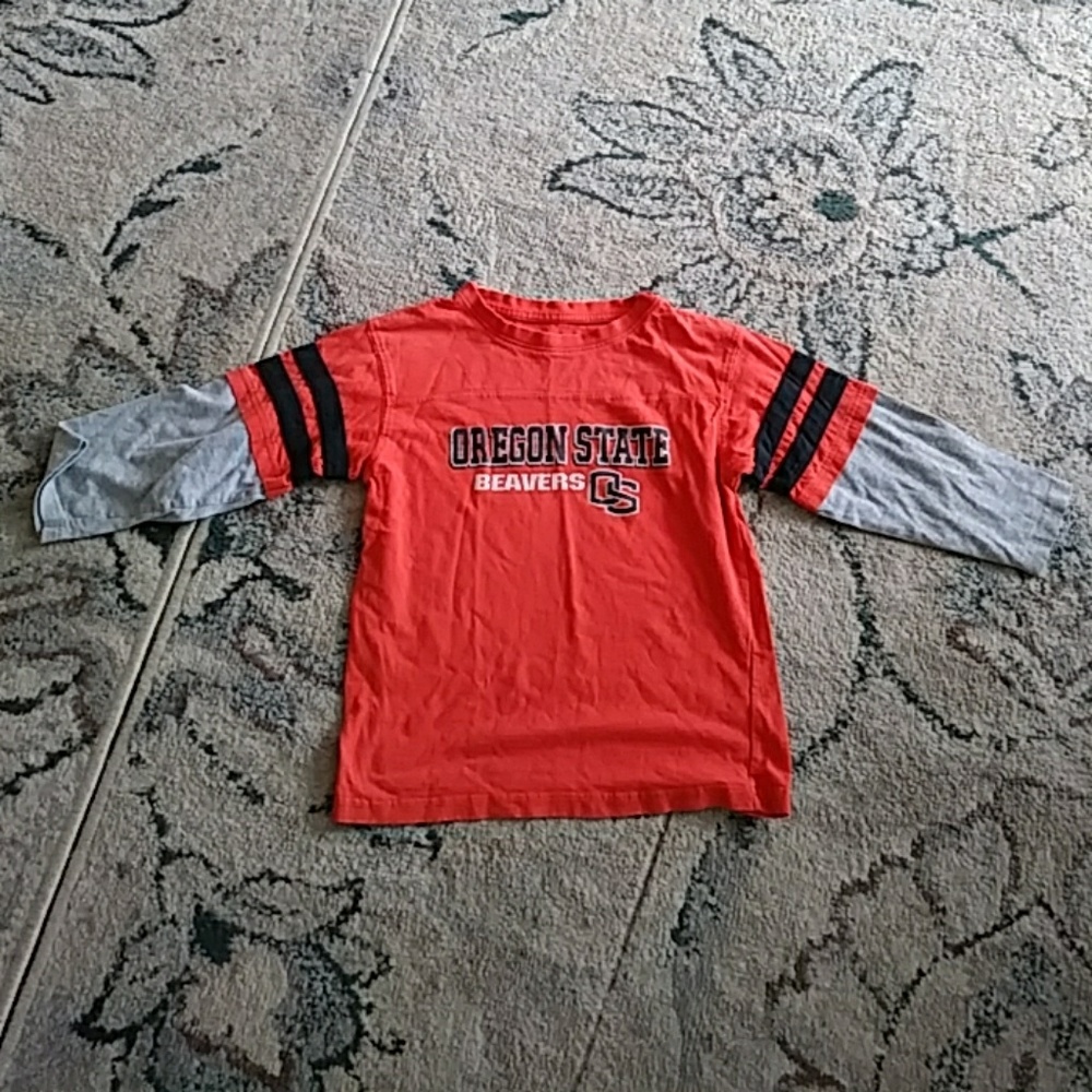 Oregon beaver long sleeve boy shirt